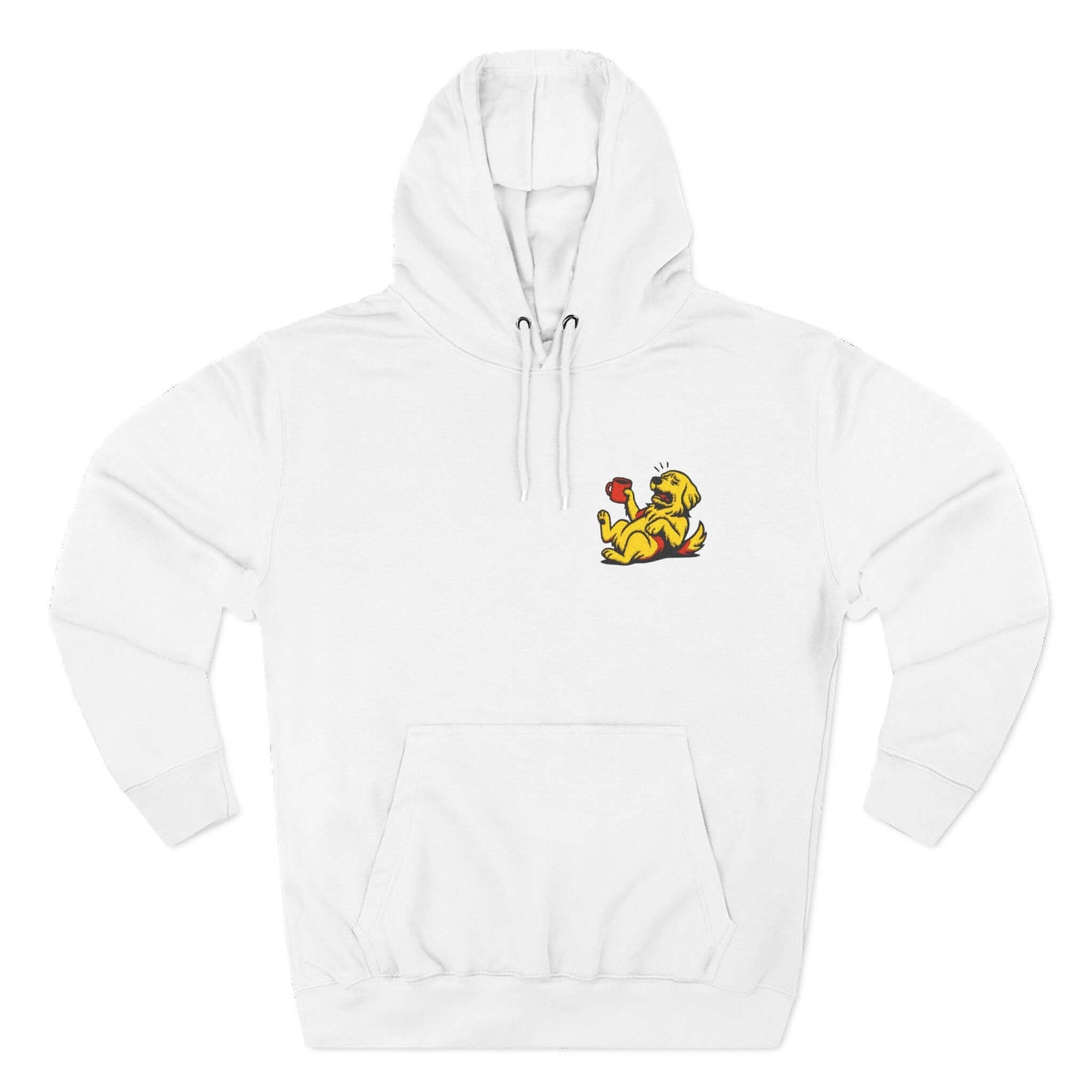 Where is my coffee Coffee-Loving Dog Fleece Pullover Hoodie style 2