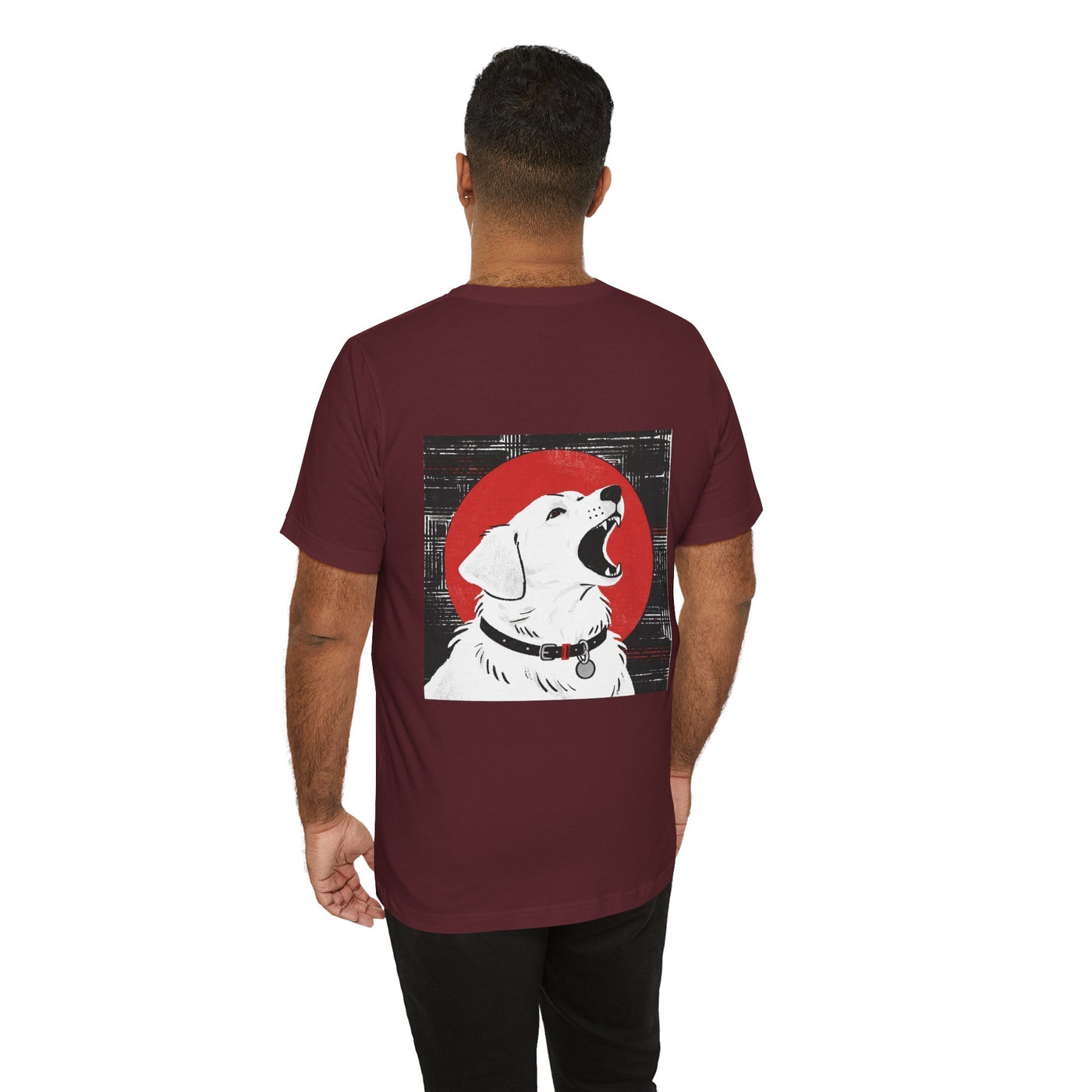 Dog Lover's Unisex Short Sleeve Tee Dog Head style | Pet Enthusiast Shirt, Gift for Dog Lovers, Animal Lovers Apparel, Casual Wear, Fun Dog Graphic T-Shirt