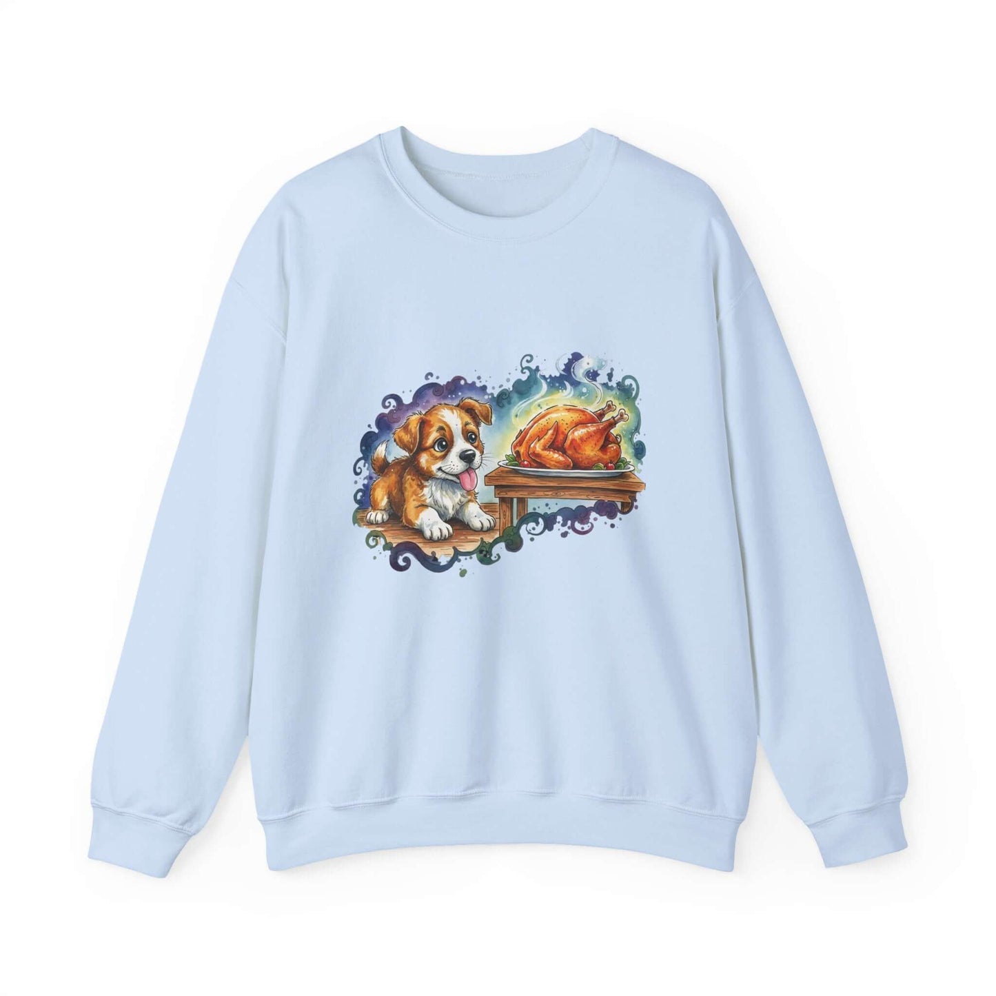 Watercolor Dog painting Unisex Crewneck Sweatshirt style 3