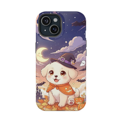 Halloween cute puppy anime style 2 Magnetic Impact-Resistant Phone Case, Cute Dog Design, Pet Owner Gift, Animal Lover Accessory, Birthday Gift for Dog Lovers