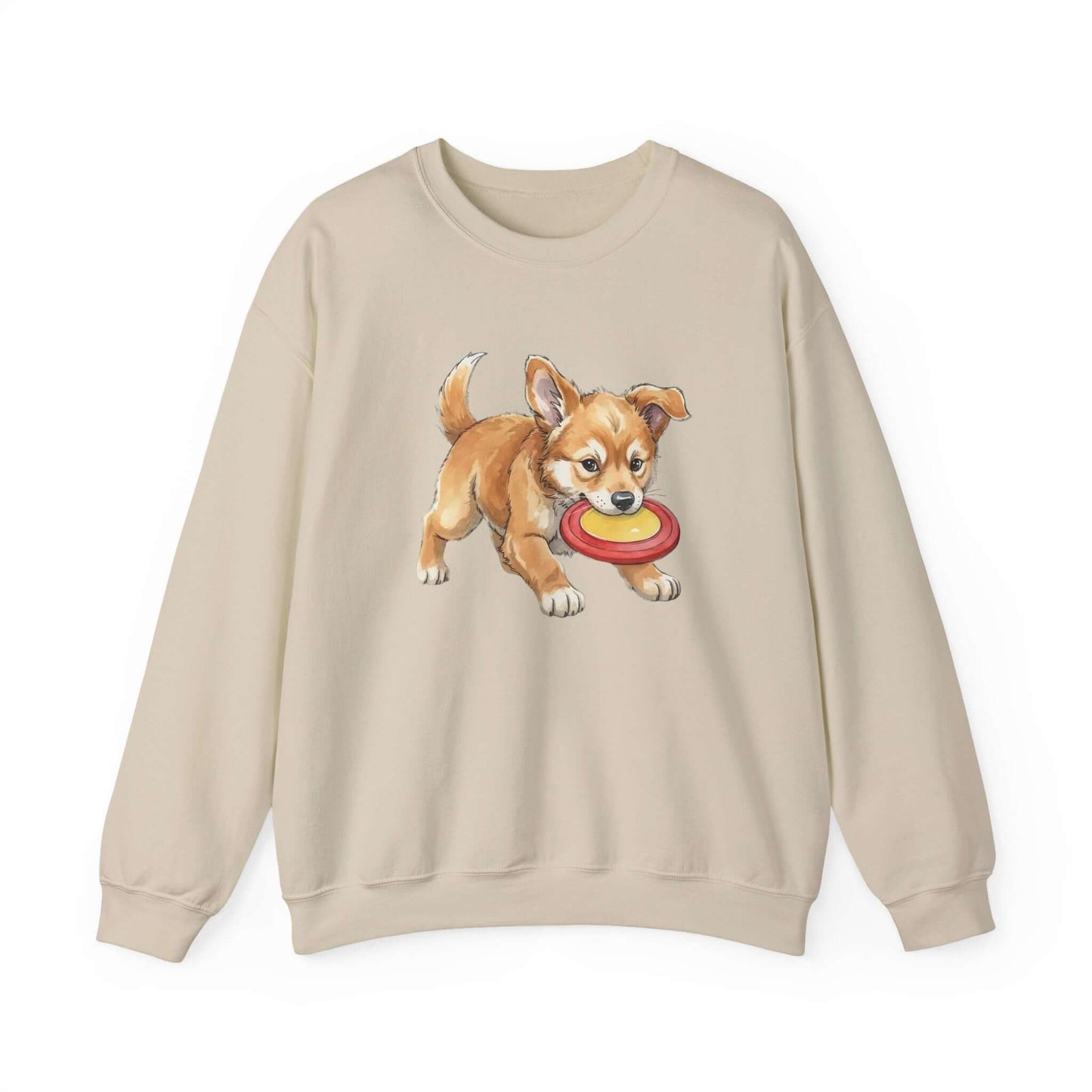 Watercolor Dog painting Unisex Crewneck Sweatshirt style 5