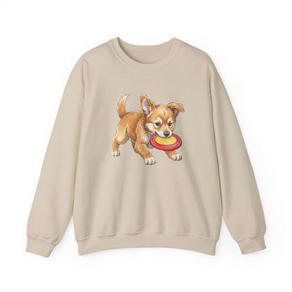 Watercolor Dog painting Unisex Crewneck Sweatshirt style 5