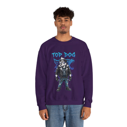 Cool Dog Unisex Heavy Blend Crewneck Sweatshirt style 1