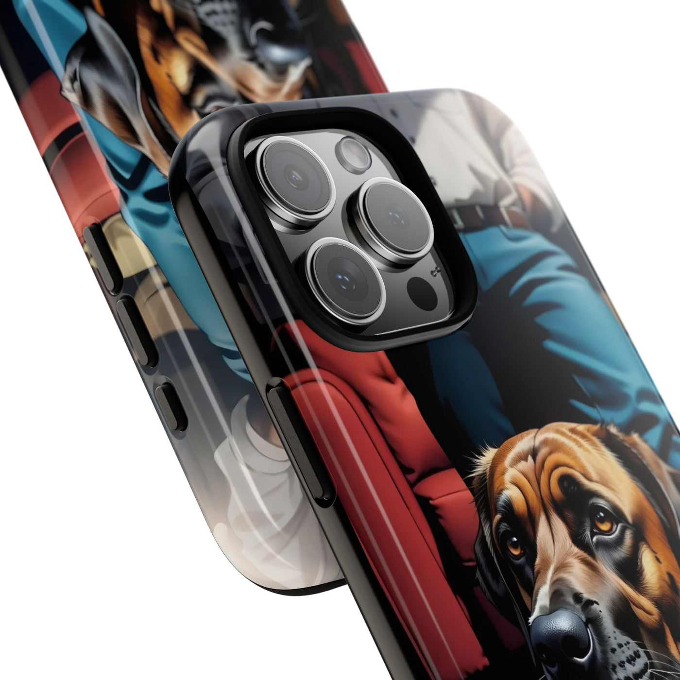 Dog on the floor - Tough Phone Case for Apple iPhone & Samsung Galaxy, Cute Pet Accessories, Gift for Cat Lovers