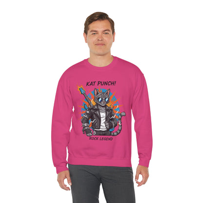 Cool Cat Unisex Heavy Blend Crewneck Sweatshirt style 1