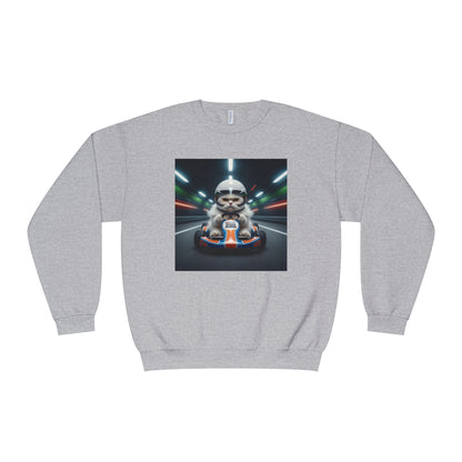 Go Kart Cat Unisex NuBlend Crewneck Sweatshirt style 2