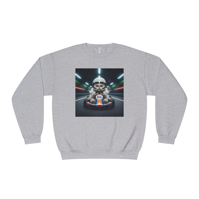 Go Kart Cat style 2 Unisex NuBlend® Crewneck Sweatshirt