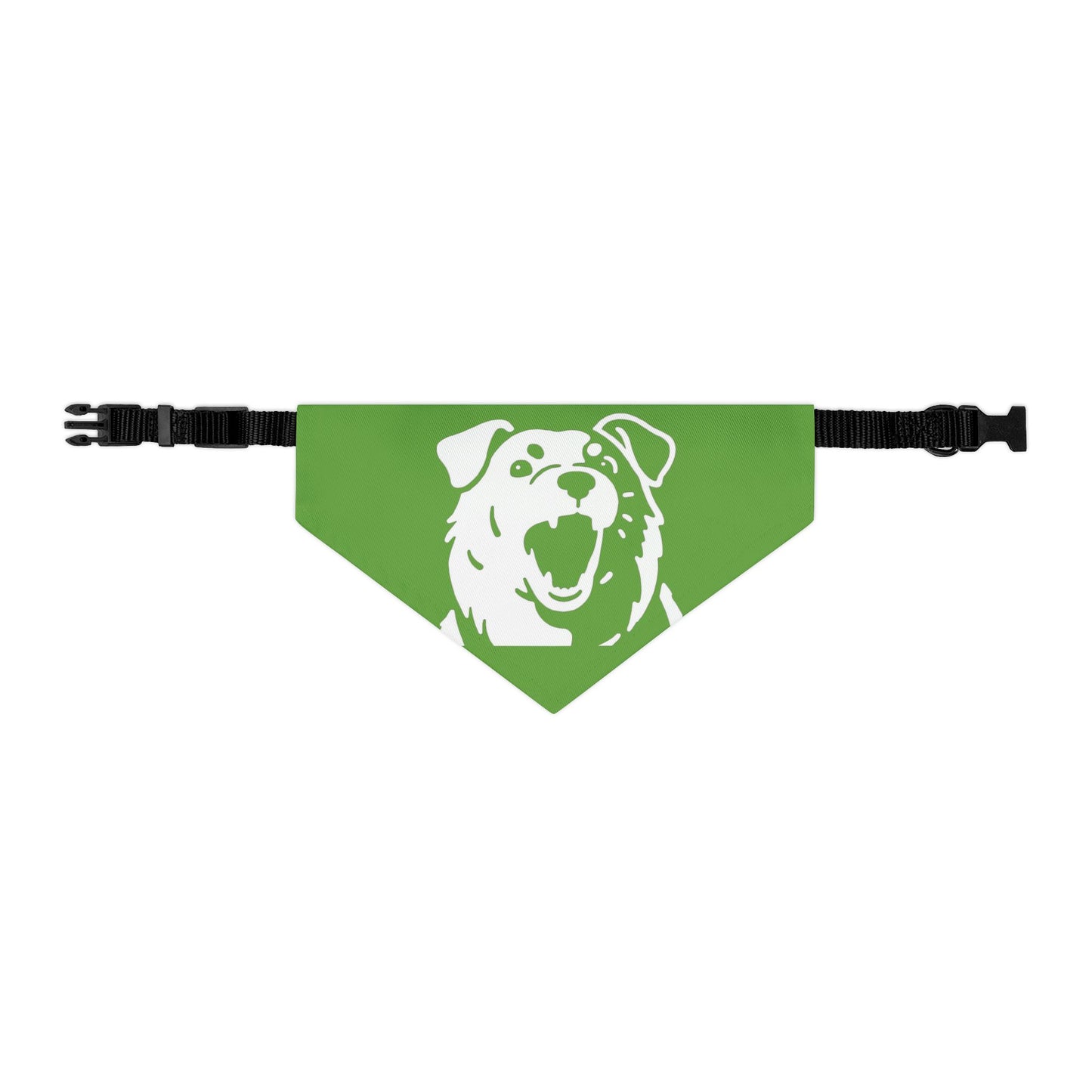Dog Head Bandana Collar Cats and Dogs Accessory Green