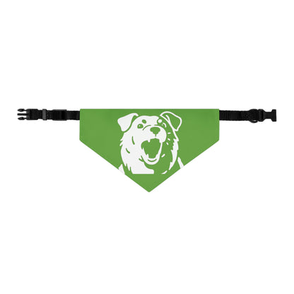 Dog Head Bandana Collar Cats and Dogs Accessory Green