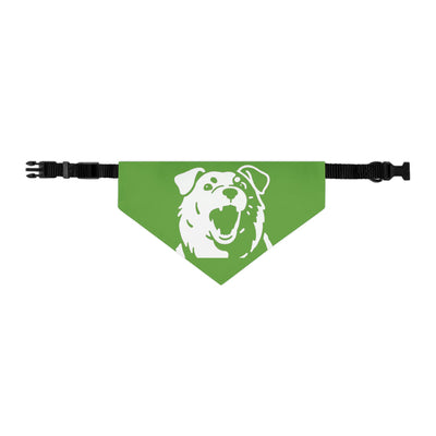 Green Dog Bandana Collar – Dog Accessory, Great for Playtime, Pet Parties, Dog Walks, Halloween Costumes, and Summer Fun