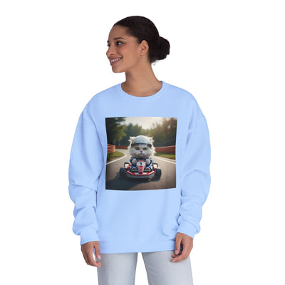 Go Kart Cat style 1 Unisex NuBlend® Crewneck Sweatshirt