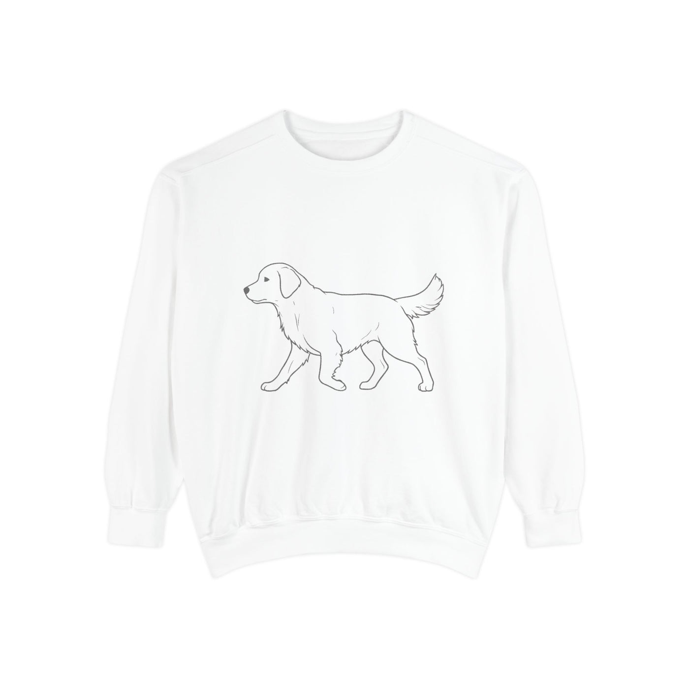 Walking Dog Shadow style 1 Cozy Graphic Unisex Crewneck Sweatshirt