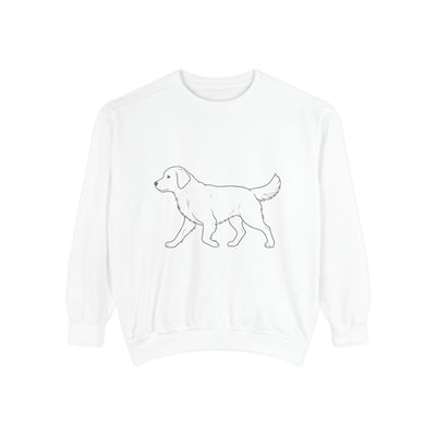 Walking Dog Shadow style 1 Cozy Graphic Unisex Crewneck Sweatshirt