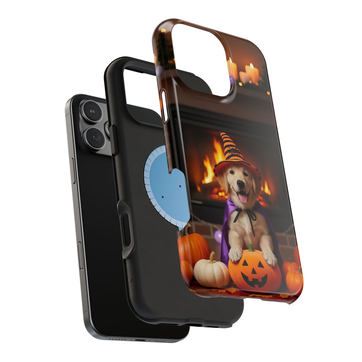 Halloween cute puppy photo style 1 Magnetic Impact-Resistant Phone Case, Cute Dog Design, Pet Owner Gift, Animal Lover Accessory, Birthday Gift for Dog Lovers