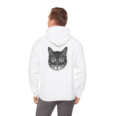 Cozy Cat Lover Hoodie style 1- Unisex Heavy Blend™ Sweatshirt, Purrfect Gift for Pet Owners, Casual Wear, Cat Themed Apparel, Cozy Clothing