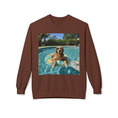 Swimming Pool Vibes Dog Crewneck Sweatshirt