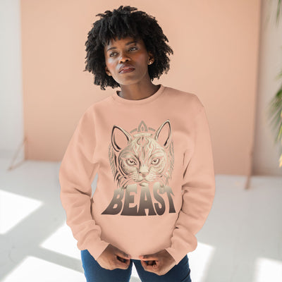 "Beast" Cat Lover style 3 Unisex Crewneck Sweatshirt
