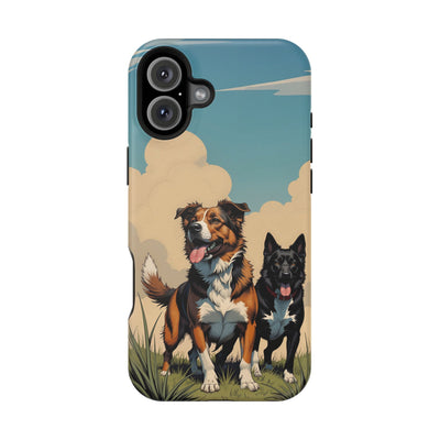 Dog Lovers' Magnetic Impact-Resistant Phone Case comic style 2, Cute Dog Design, Pet Owner Gift, Animal Lover Accessory, Birthday Gift for Dog Lovers