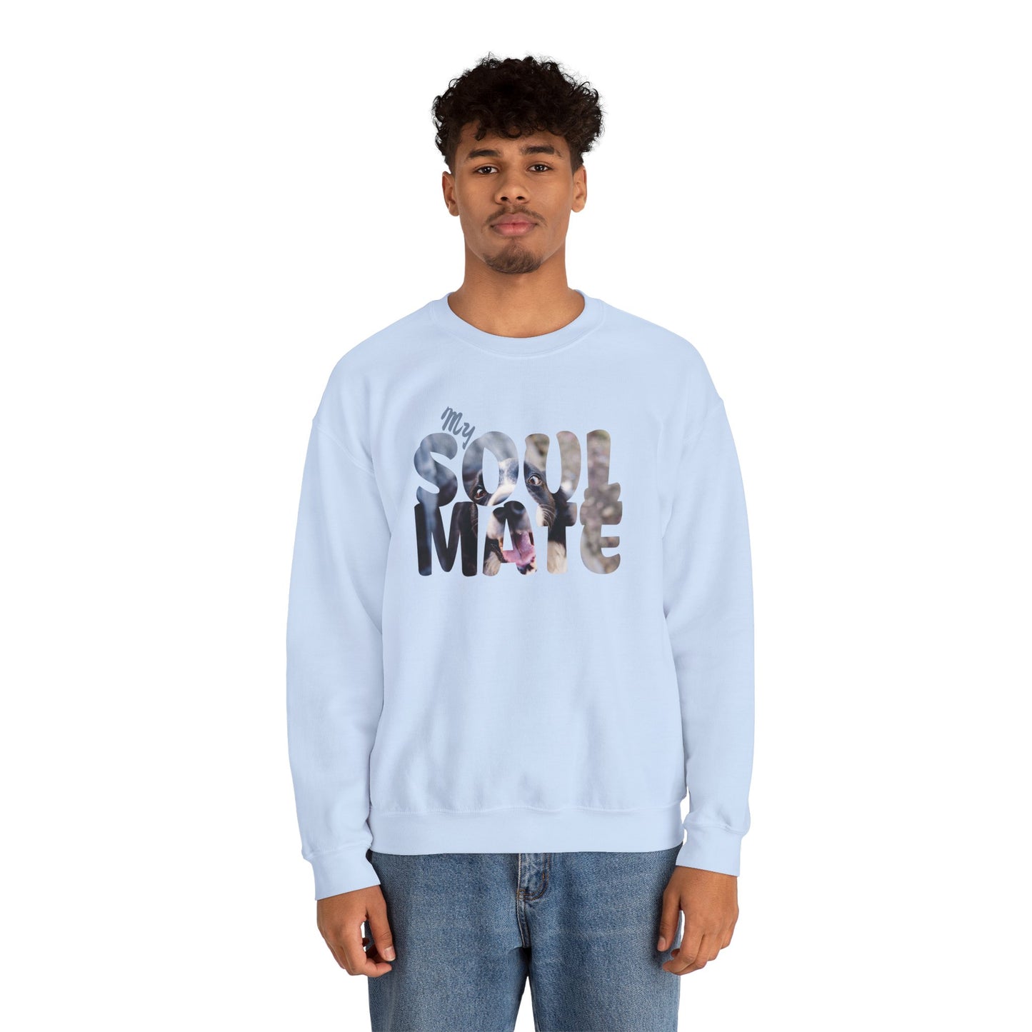 Dog My Soulmate Unisex Crewneck Sweatshirt