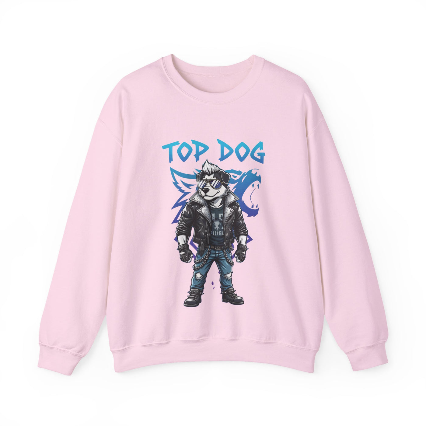 Cool Dog style 1 Unisex Crewneck Sweatshirt | Cozy Gift for Dog Lovers, Casual Wear, Unique Graphic Sweatshirt, Birthday Gift, Everyday Style