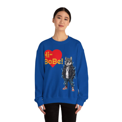 Cool Dog Unisex Heavy Blend Crewneck Sweatshirt style 3