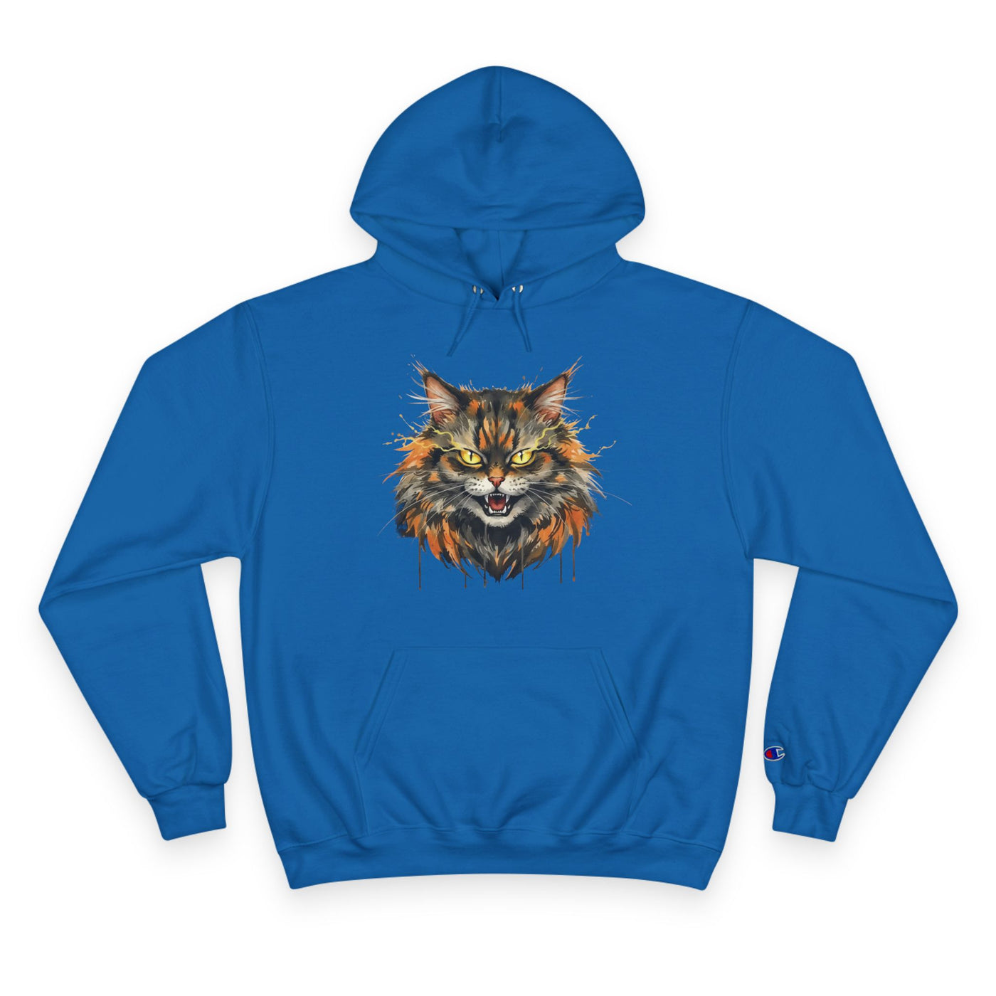 Mad Cat style 1 Men and Women Champion Hoodie