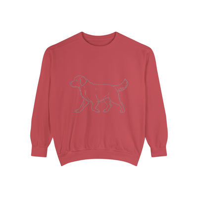 Walking Dog Shadow style 1 Cozy Graphic Unisex Crewneck Sweatshirt