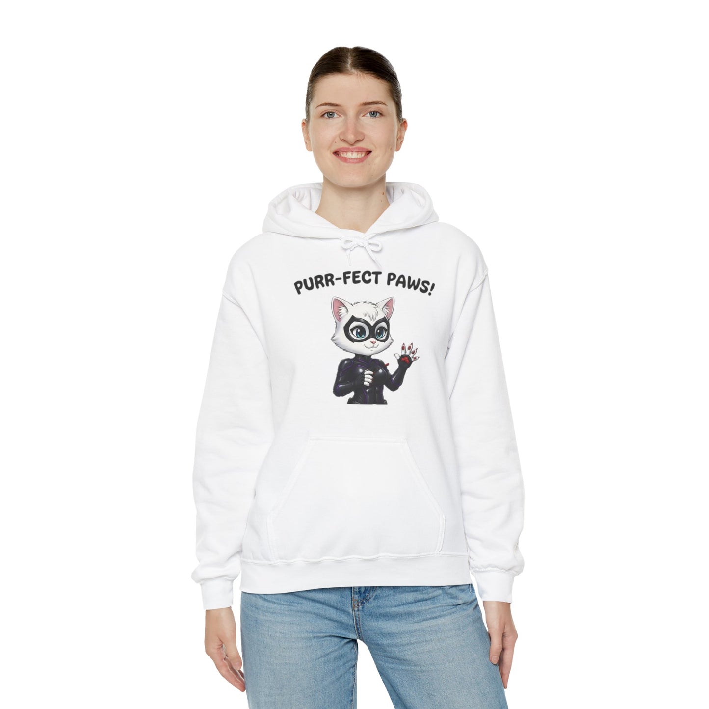 Cat cosplay Cat Woman Funny Design Unisex Hoodie style 1