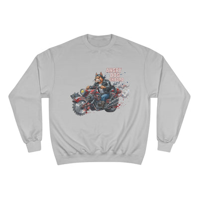 Angry Dog Onboard Graphic style 3 Champion Crewneck Sweatshirt for Gamers & Sci‑Fi Fans