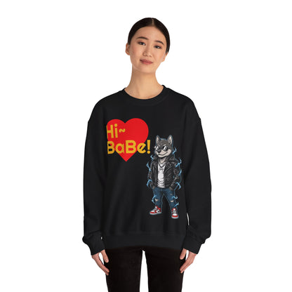 Cool Dog Unisex Heavy Blend Crewneck Sweatshirt style 3