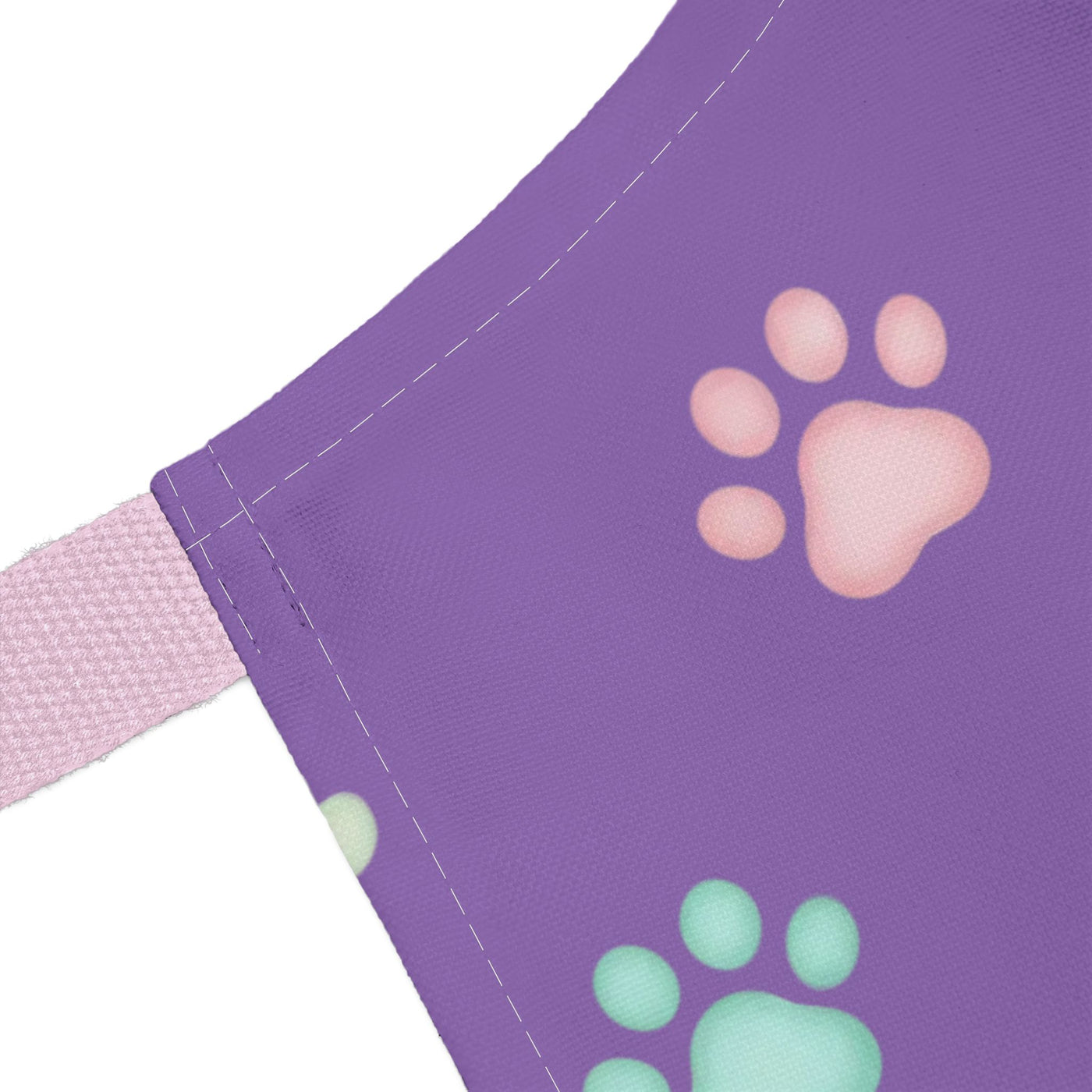 Cute Pet Lover's Apron with 5-Color Straps, Cat Paw Print Kitchen Apron, Gift for Animal Lovers, Cooking Accessory, Pet-Themed Gift