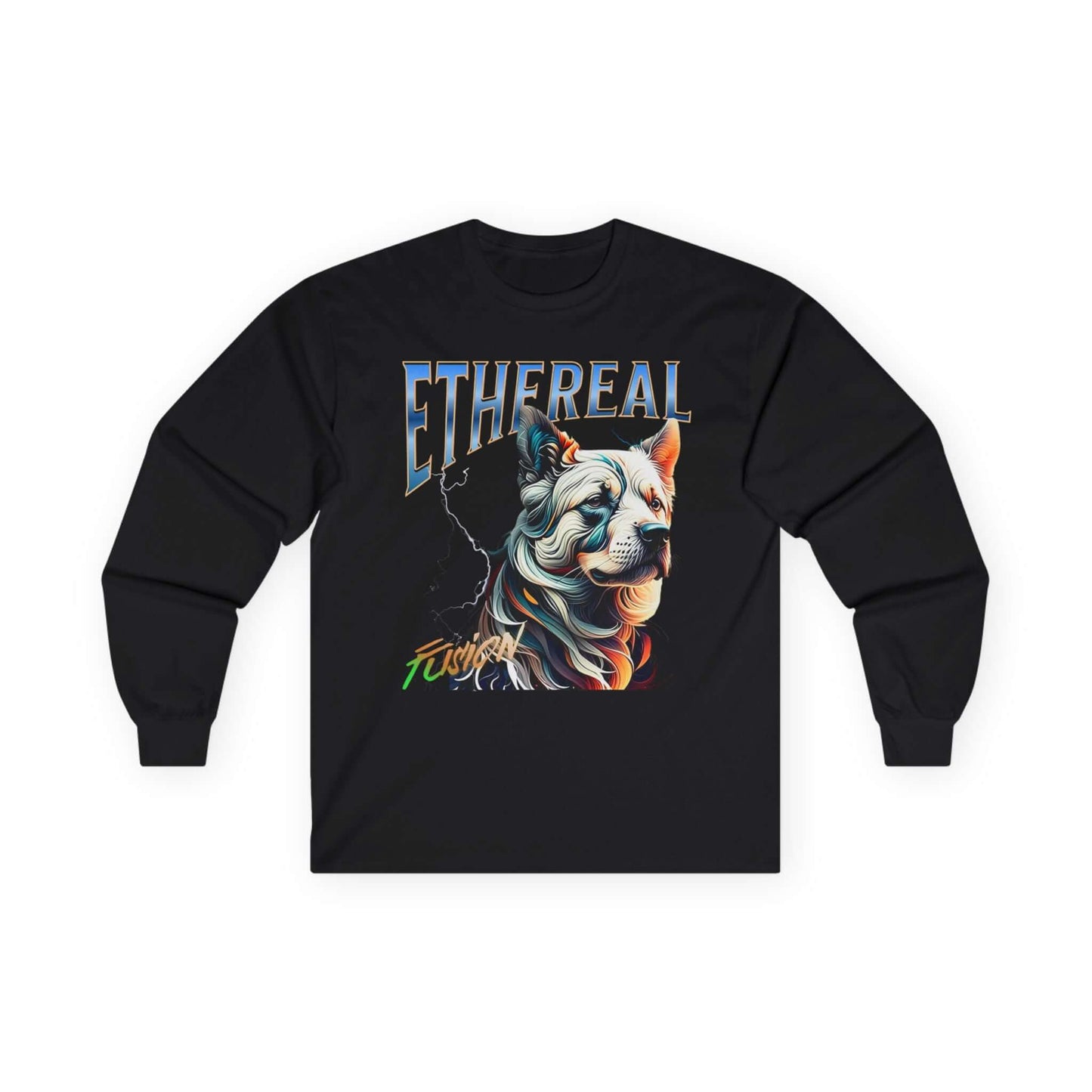 Dog Ethereal Fusion Unisex Ultra Cotton Long Sleeve