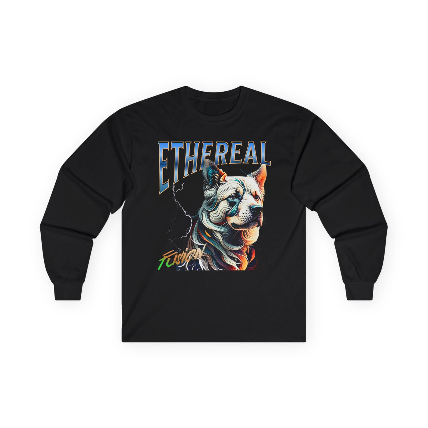 Dog Ethereal Fusion Unisex Ultra Cotton Long Sleeve