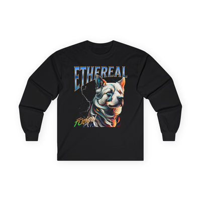 Dog Ethereal Fusion Unisex Ultra Cotton Long Sleeve