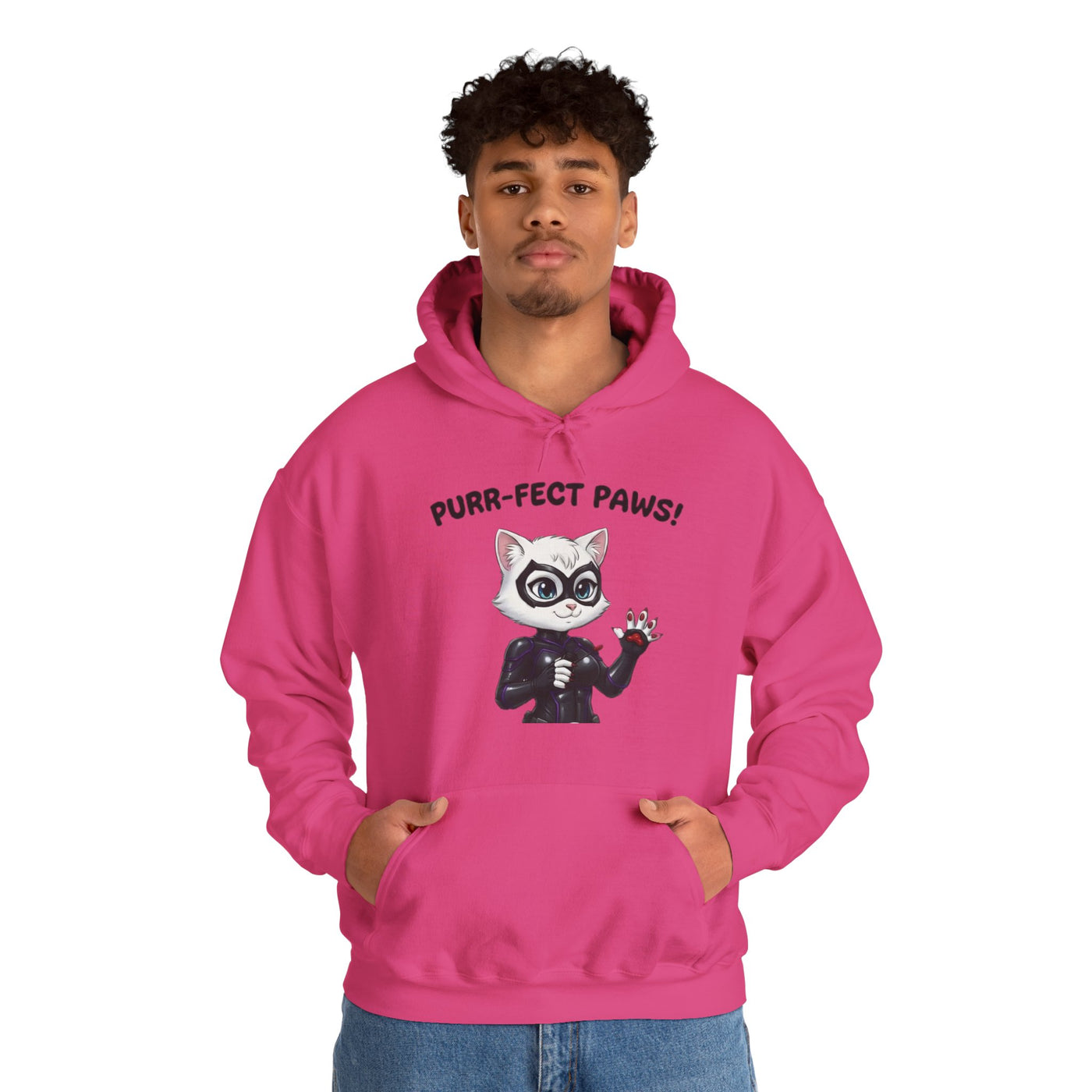 Cat cosplay Cat Woman style 1 Unisex Hoodie - Fun & Playful Design