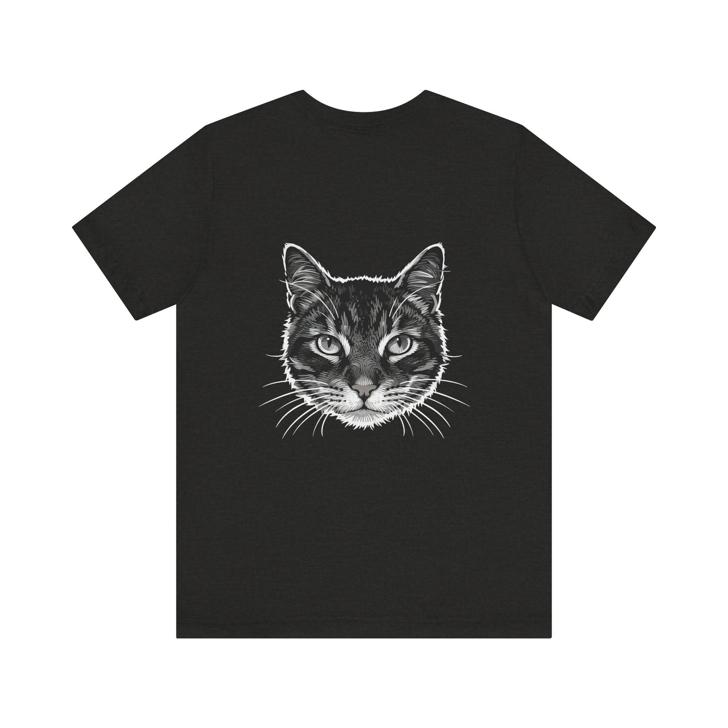 Cat Lover Unisex Tee Cat Head style 1, Perfect Gift for Pet Owners, Vintage Cat Design, Graphic T-shirt, Animal Lover, Casual Wear, Birthday Gift