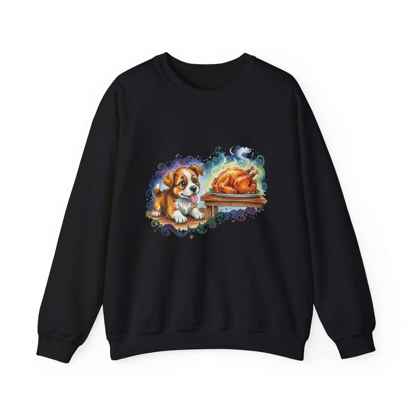 Watercolor Dog painting Unisex Crewneck Sweatshirt style 3