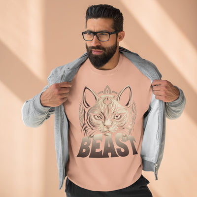 "Beast" Cat Lover style 3 Unisex Crewneck Sweatshirt