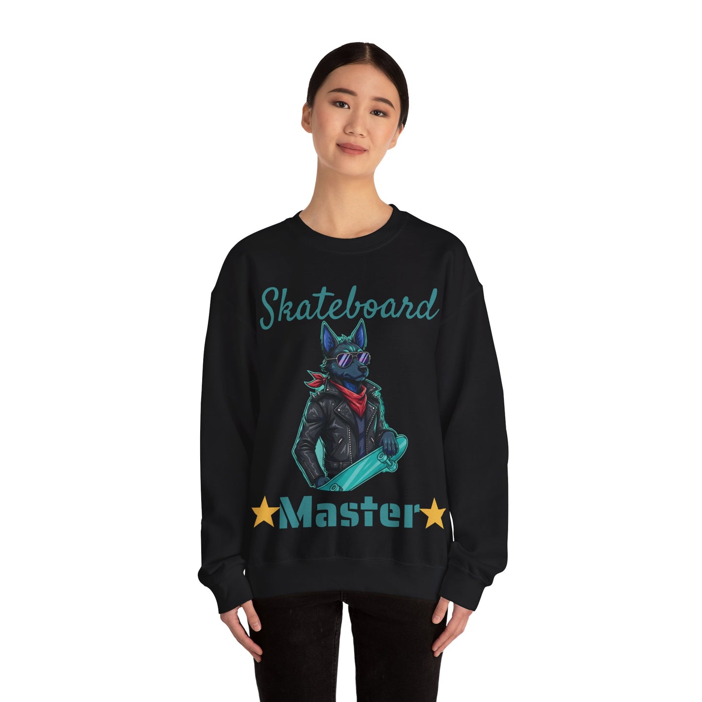 Cool Dog Unisex Heavy Blend Crewneck Sweatshirt style 4