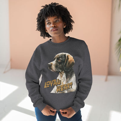 "Loyal Heart" Dog Lover style 4 Unisex Crewneck Sweatshirt