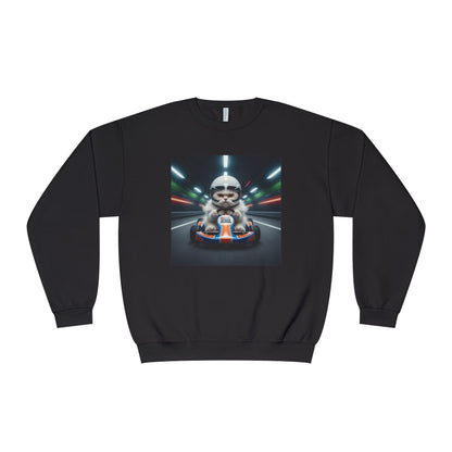 Go Kart Cat Unisex NuBlend Crewneck Sweatshirt style 2