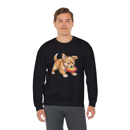 Watercolor Dog painting Unisex Crewneck Sweatshirt style 5