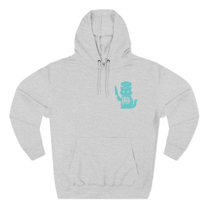 Cat Love Sashimi Graphic Unisex Fleece Hoodie