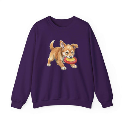Watercolor Dog painting Unisex Crewneck Sweatshirt style 5