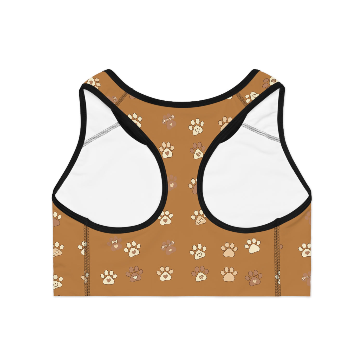 Cat Paw Print style 3 Sports Bra, Pet Lover Activewear, Workout Top, Gym Apparel, Animal Print Fashion, Gifts for Cat Owners, Fitness Gear