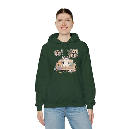 Ah Not Me - Cute Husky Unisex Pullover Hoodie for Dog Lover
