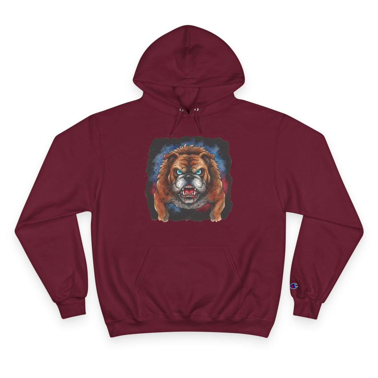 Angry Dog Men and Women Champion Hoodie style 4