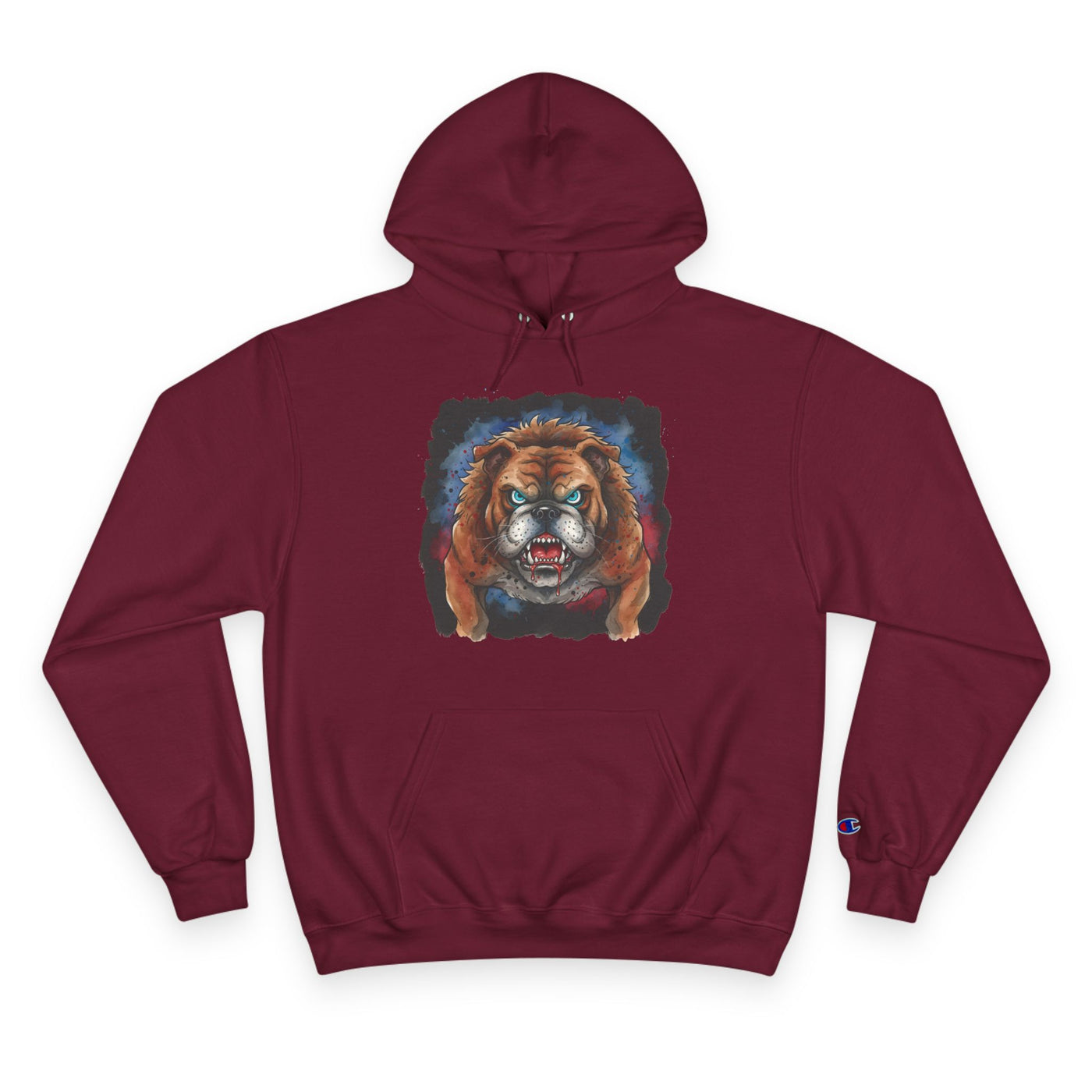 Angry Dog style 4 Men and Women Champion Hoodie