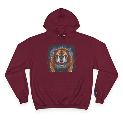 Angry Dog style 4 Men and Women Champion Hoodie