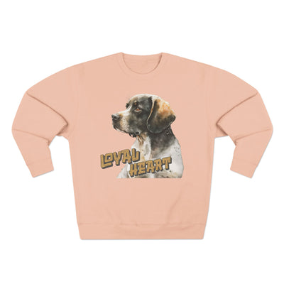 "Loyal Heart" Dog Lover style 4 Unisex Crewneck Sweatshirt